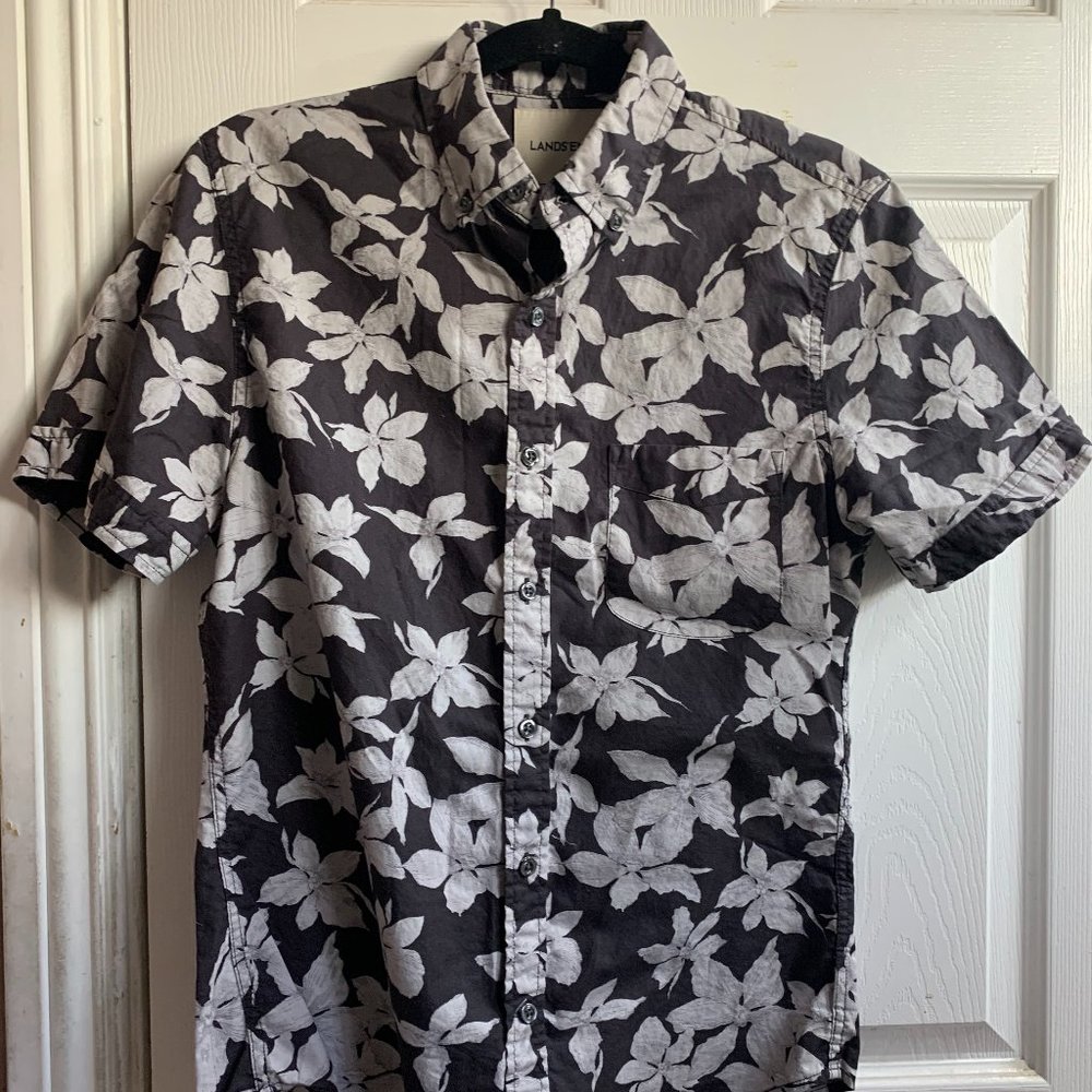Lands End Shirt sleeve button up shirt